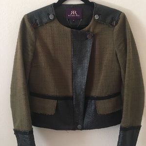 Woman green winter jacket
